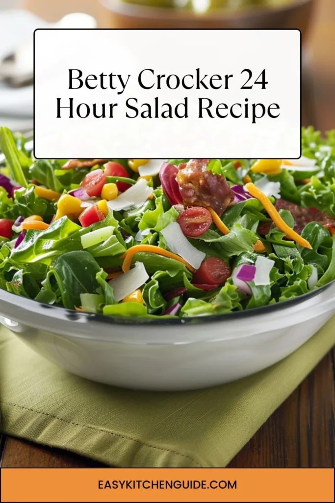Betty Crocker 24 Hour Salad Recipe