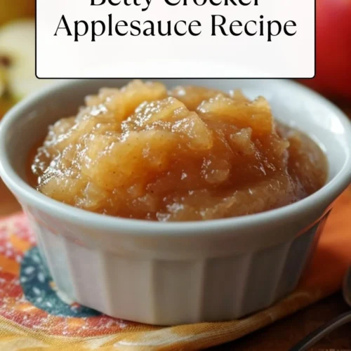Betty Crocker Applesauce Recipe