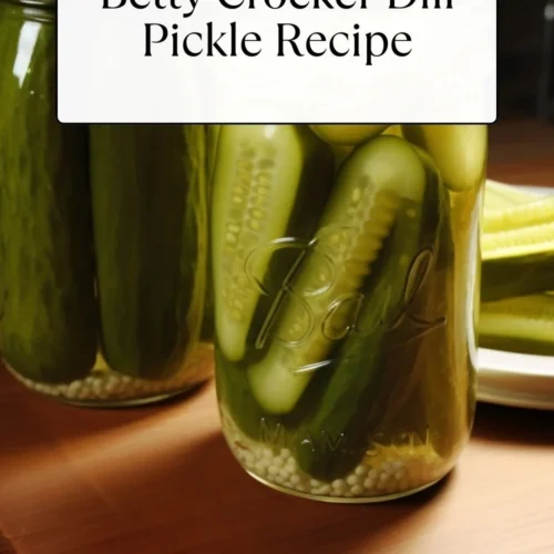Betty Crocker Dill Pickle Recipe