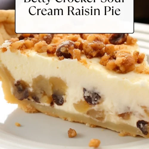 Betty Crocker Sour Cream Raisin Pie