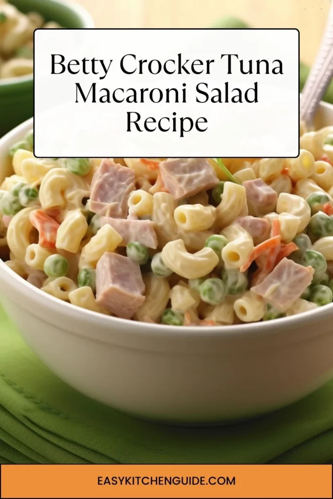 Betty Crocker Tuna Macaroni Salad Recipe