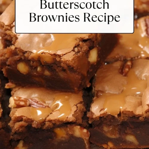Betty Crocker Butterscotch Brownies Recipe