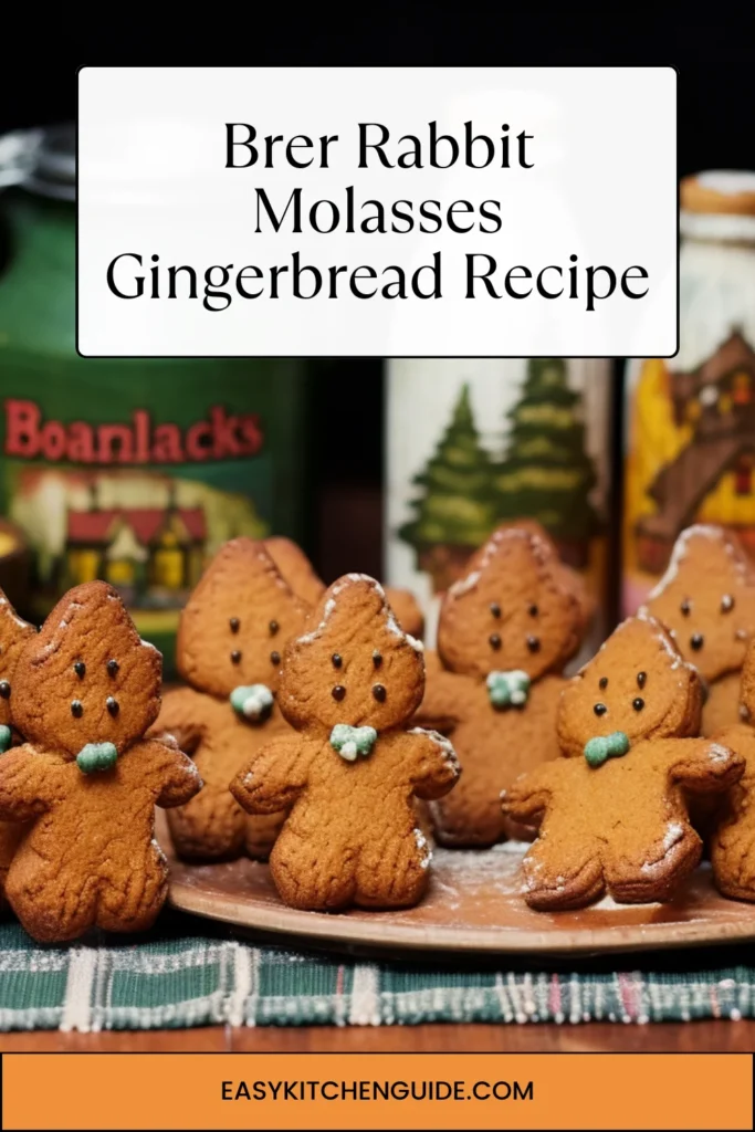 Brer Rabbit Molasses Gingerbread Recipe