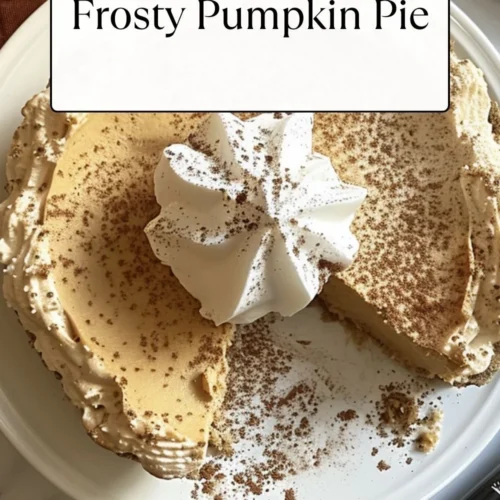 Frosty Pumpkin Pie
