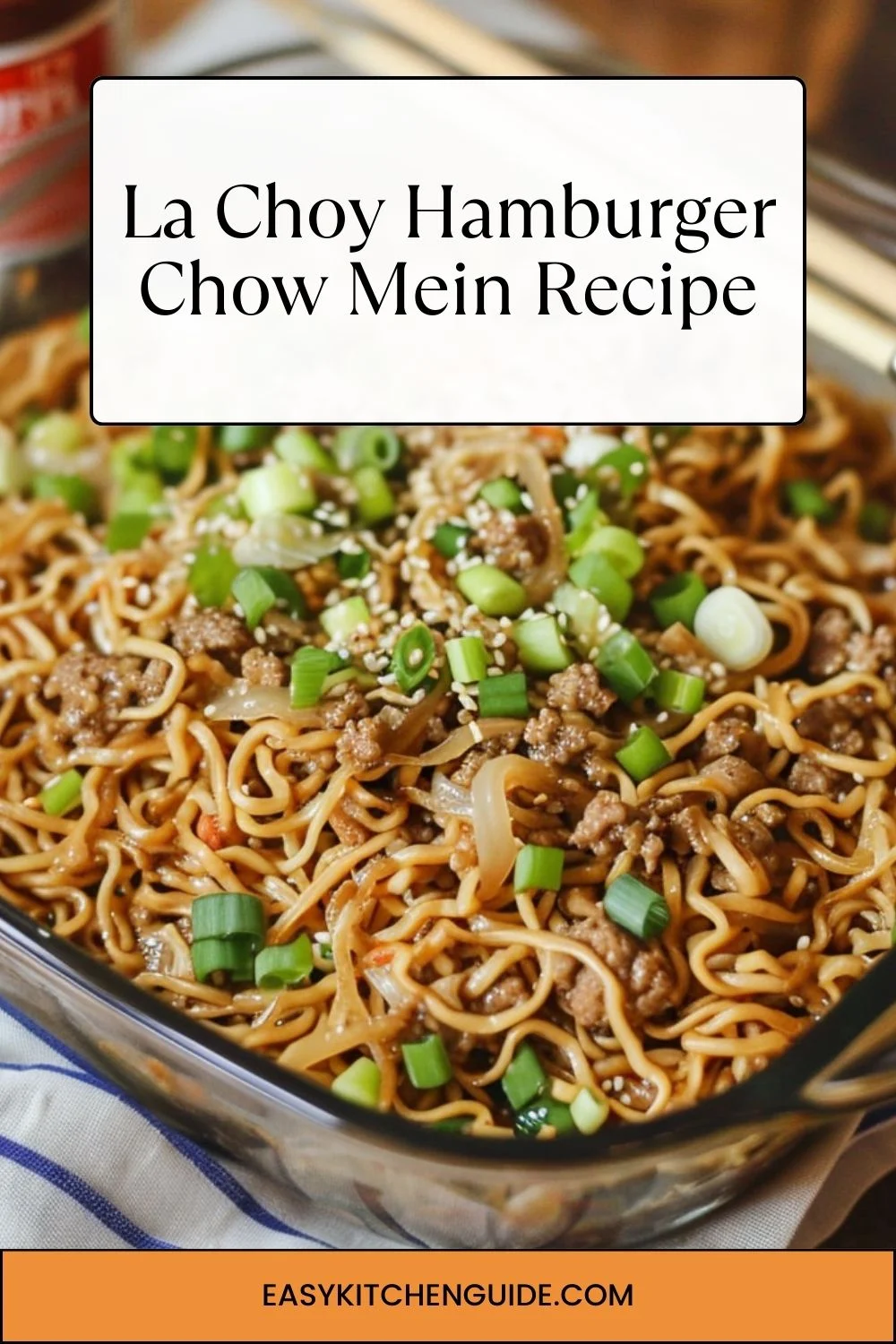 La Choy Hamburger Chow Mein Recipe