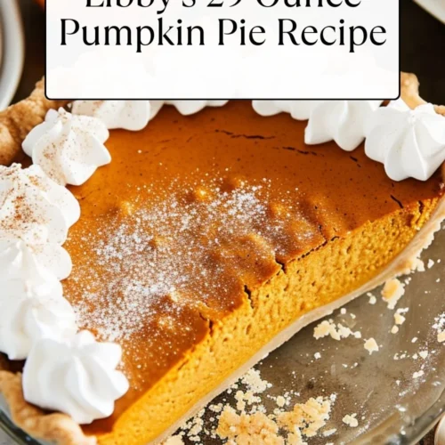 Libby’s 29 Ounce Pumpkin Pie Recipe