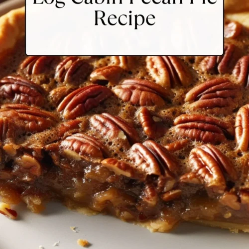 Log Cabin Pecan Pie Recipe