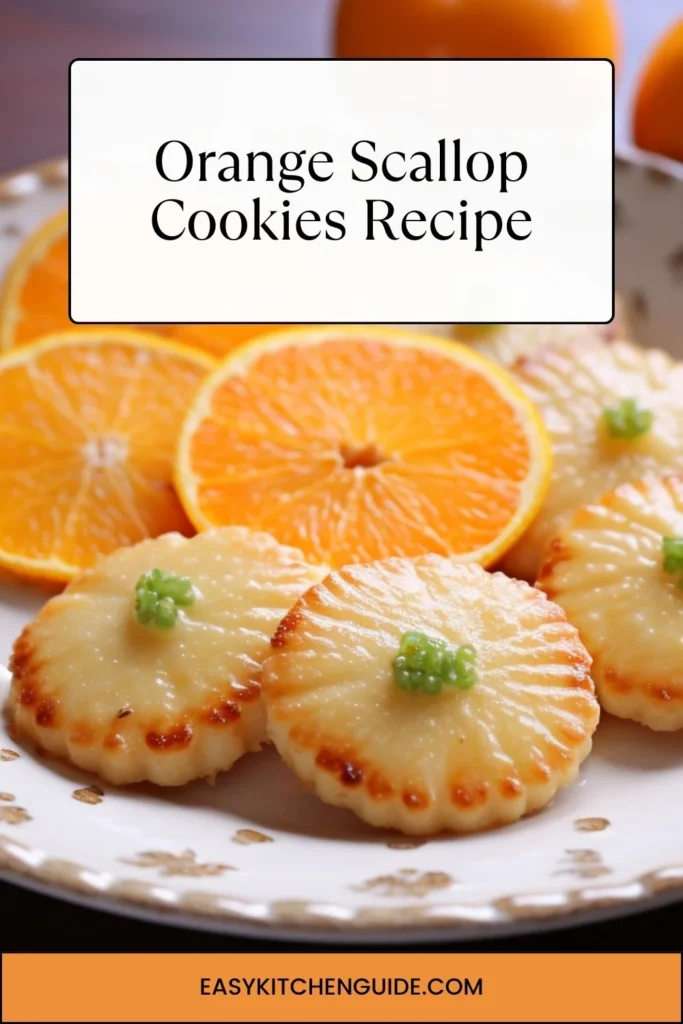 Orange Scallop Cookies Recipe