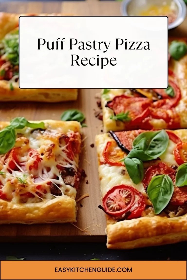 Puff Pastry Pizza Recipe