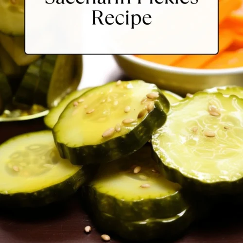 Saccharin Pickles Recipe