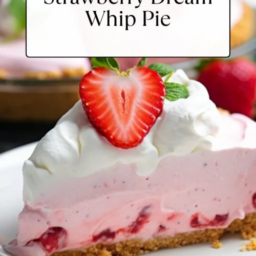 Strawberry Dream Whip Pie