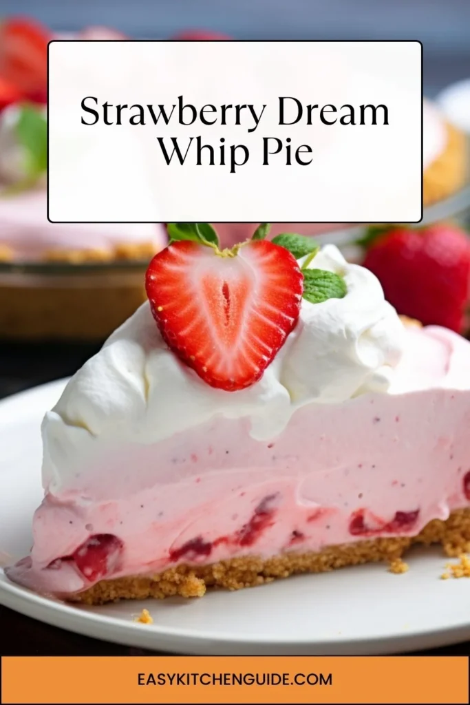 Strawberry Dream Whip Pie