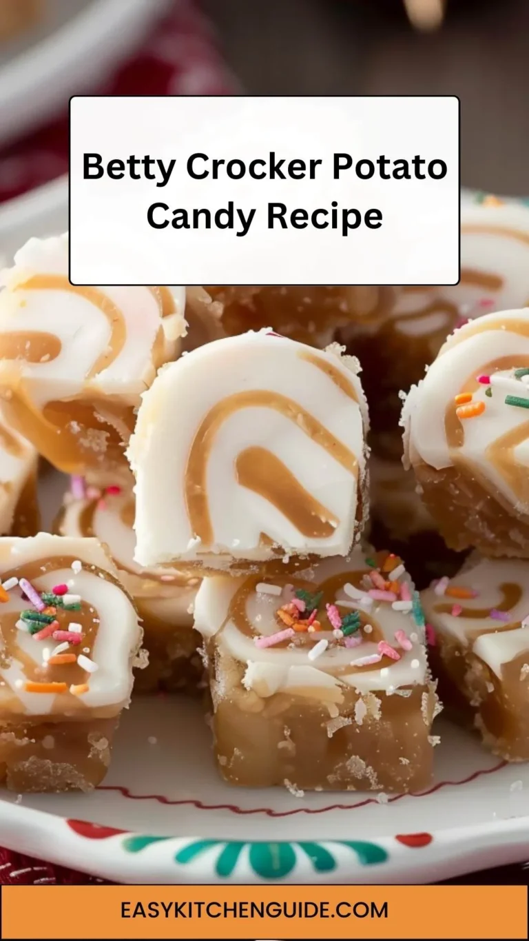 Betty Crocker Potato Candy Recipe