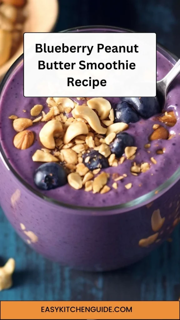 Blueberry Peanut Butter Smoothie Recipe
