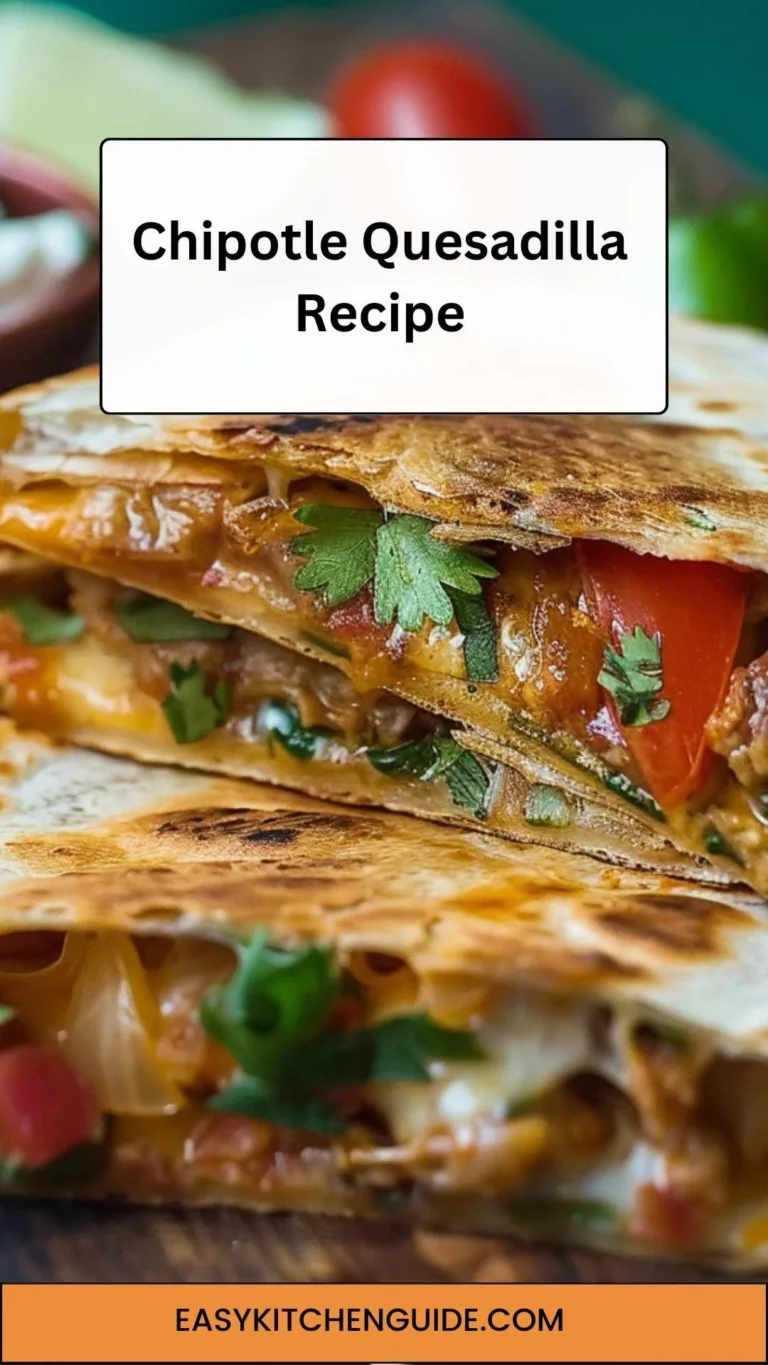 Chipotle Quesadilla Recipe