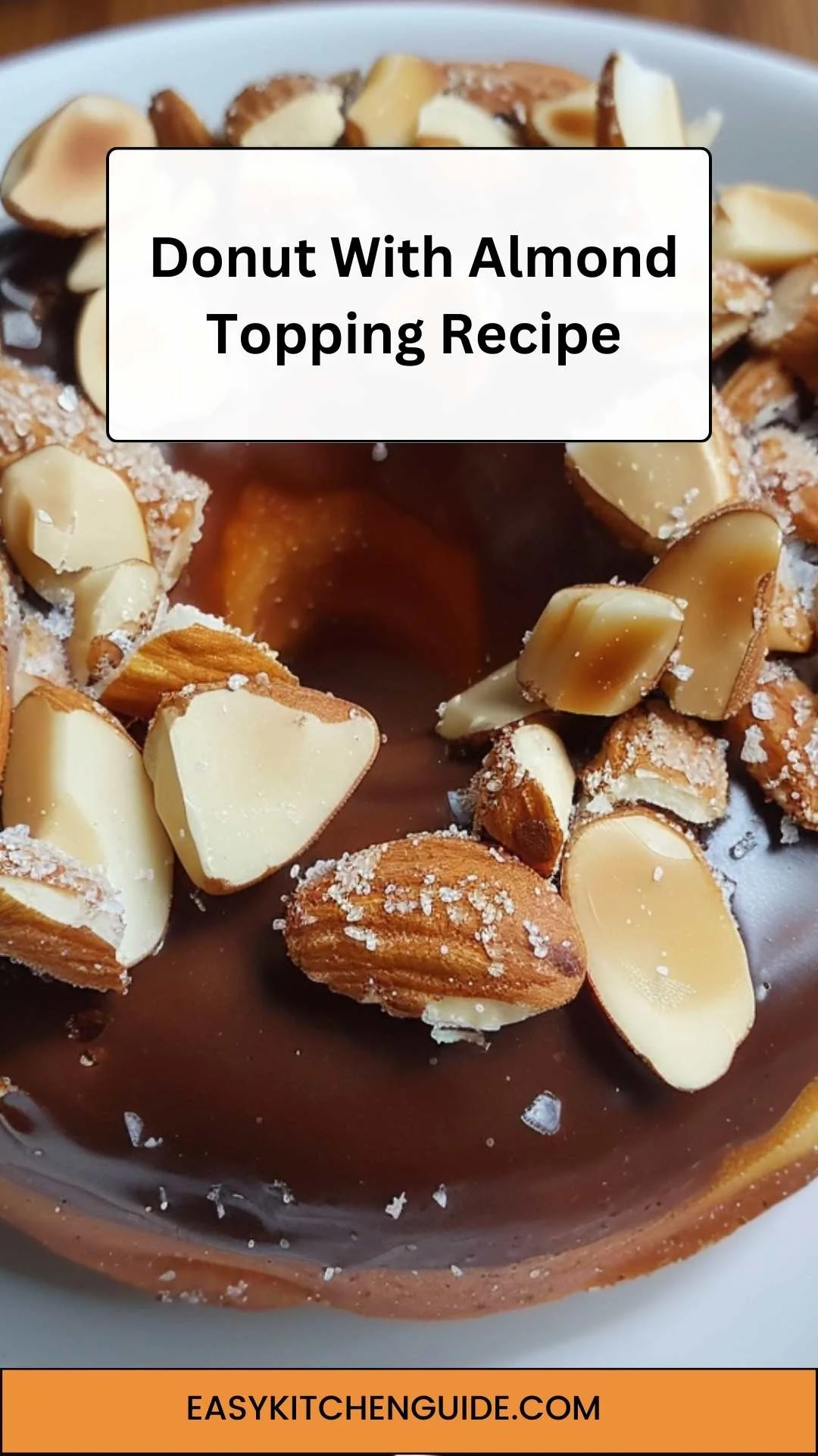 Donut With Almond Topping Recipe