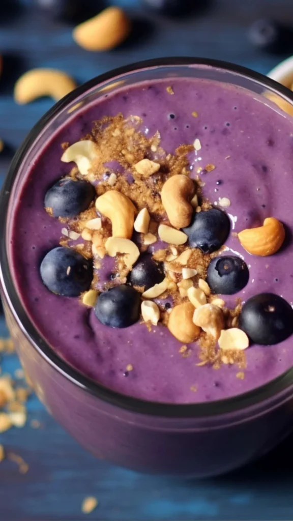 How to Make Blueberry Peanut Butter Smoothie Recipe