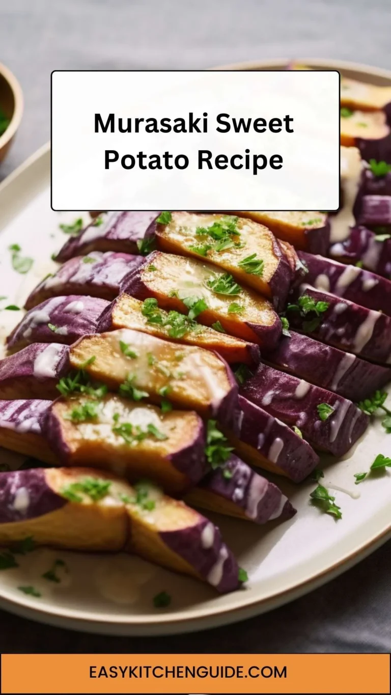 Murasaki Sweet Potato Recipe