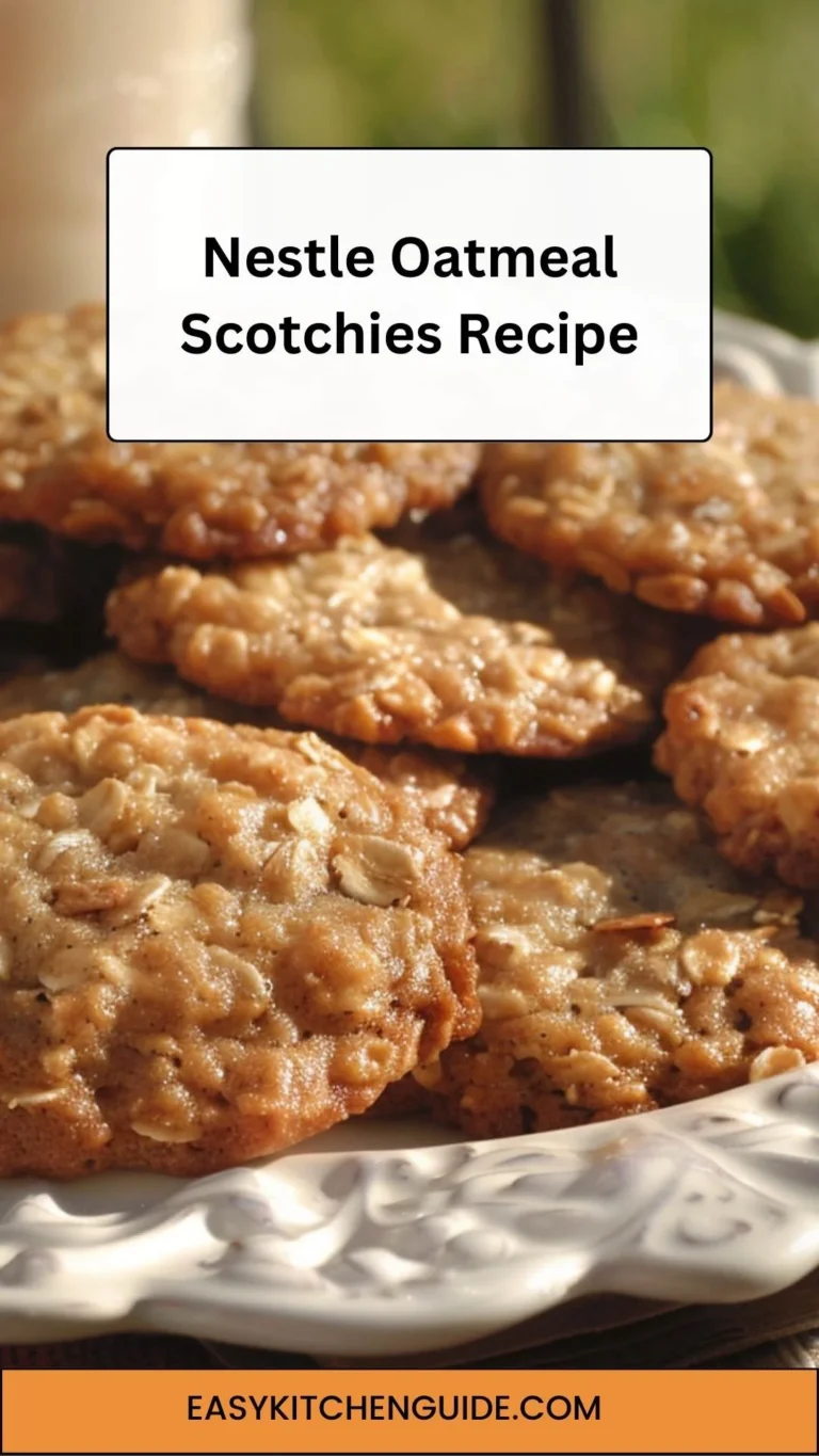 Nestle Oatmeal Scotchies Recipe