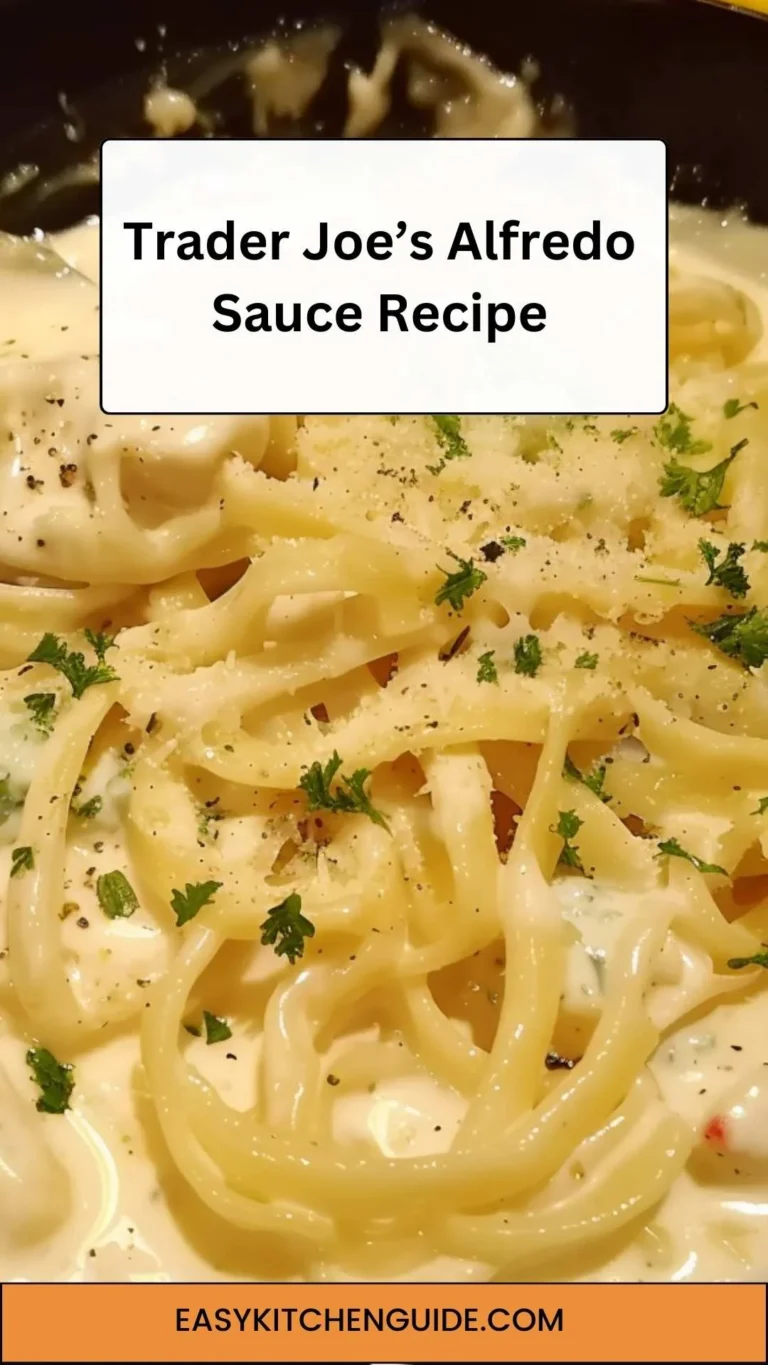 Trader Joe’s Alfredo Sauce Recipe