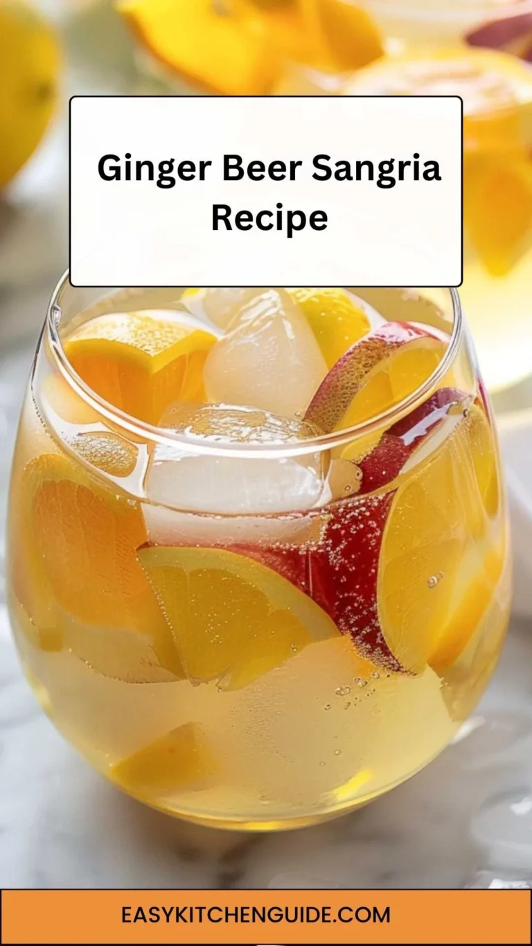 Ginger Beer Sangria Recipe