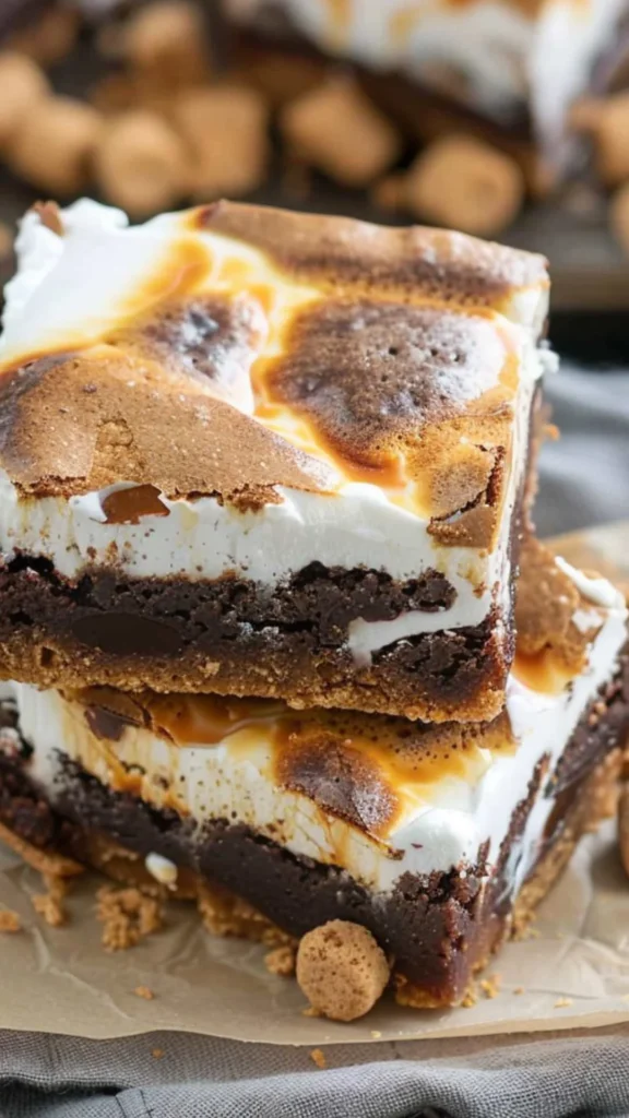 How to Make S’mores Brownies With Graham Cracker Crust