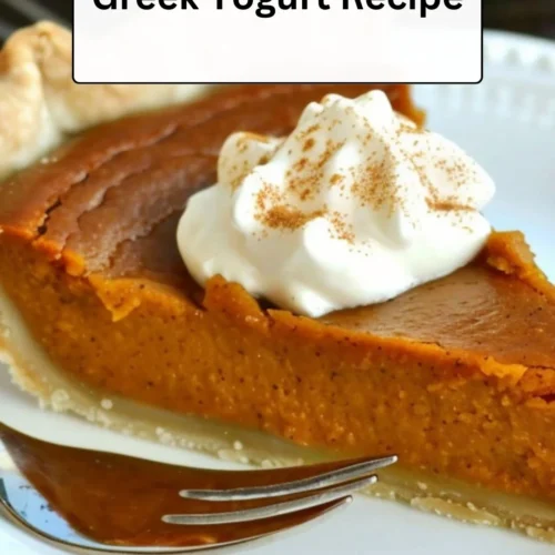 Pumpkin Pie With Greek Yogurt Recipe