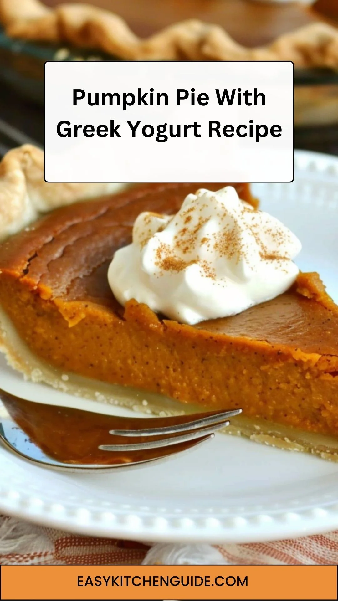 Pumpkin Pie With Greek Yogurt Recipe