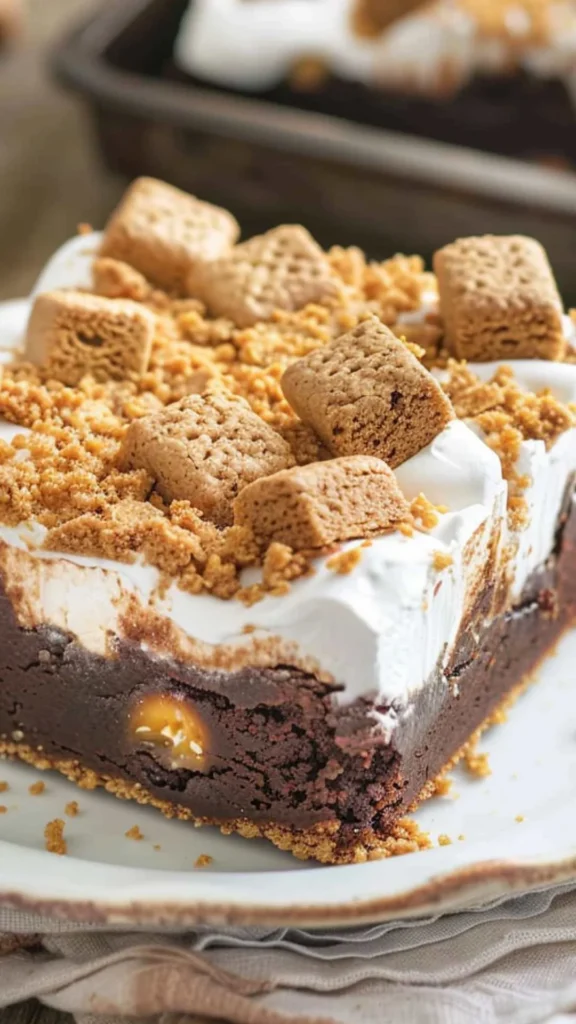 S’mores Brownies With Graham Cracker Crust Copycat Recipe