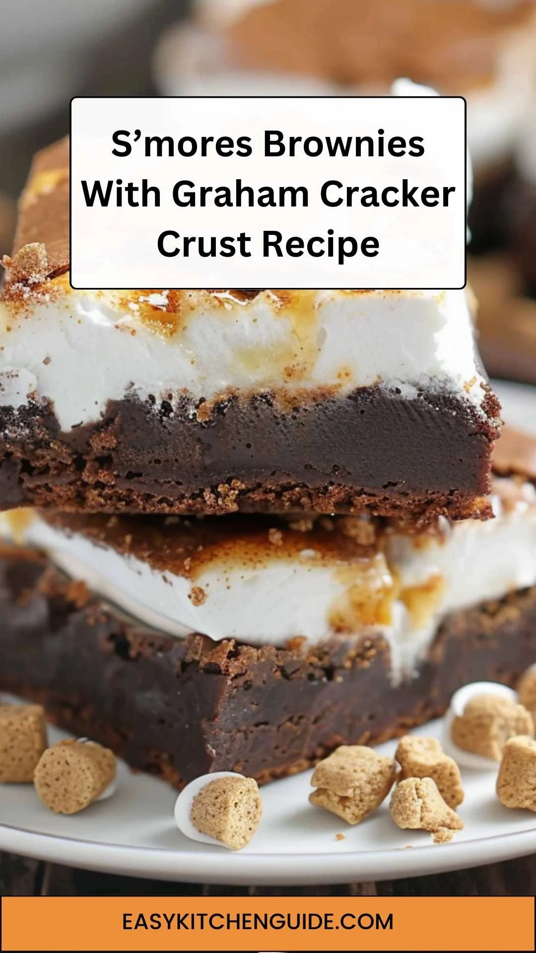 S’mores Brownies With Graham Cracker Crust Recipe