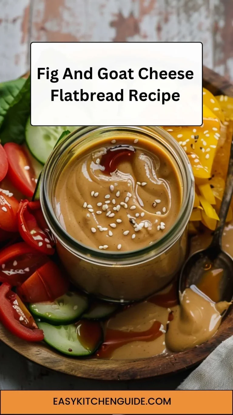 Tahini Balsamic Dressing Recipe