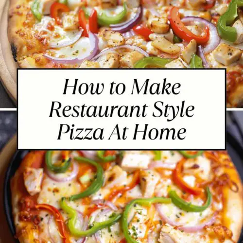 Making Restaurant Style Pizza At Home