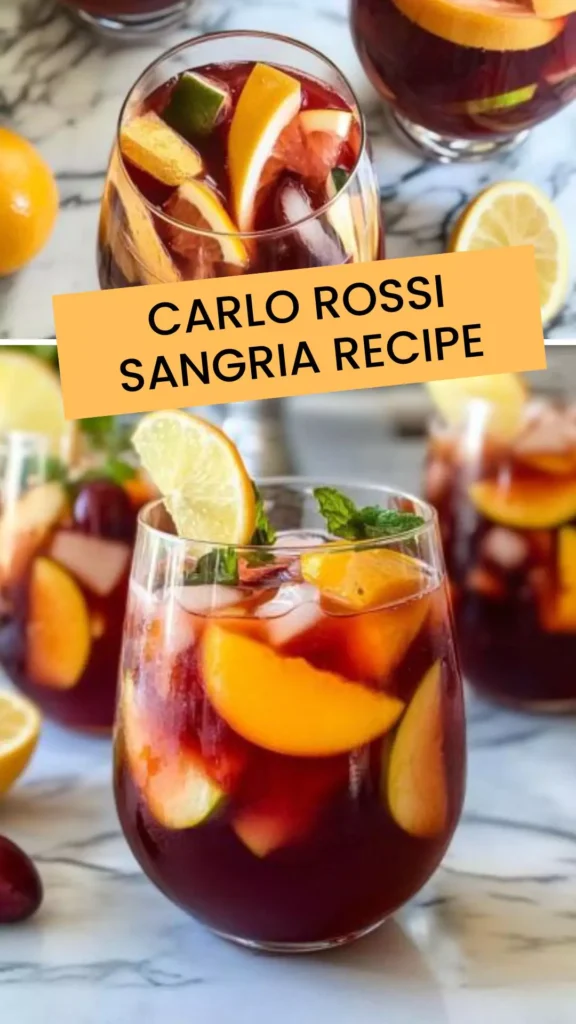 Best Carlo rossi sangria recipe
