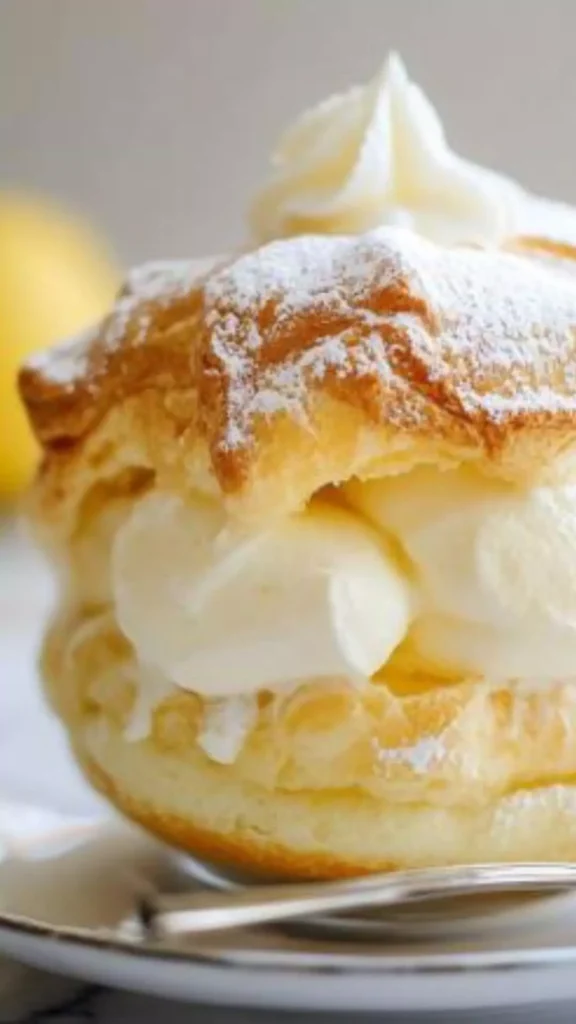 Easy Happy lemon puff cream recipe