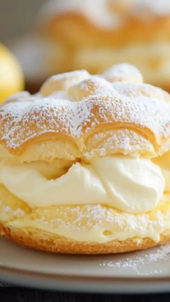 Happy lemon puff cream recipe