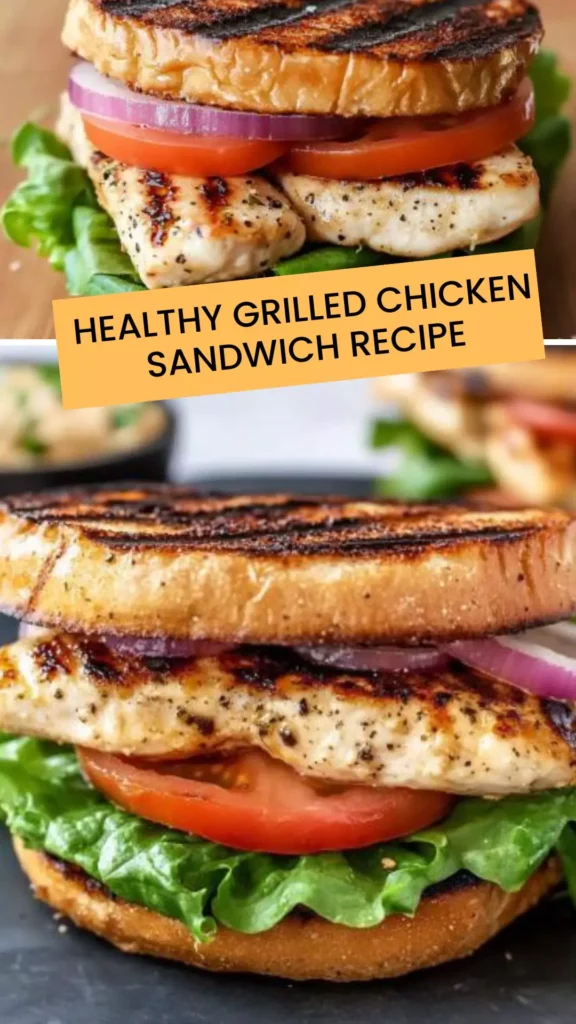 Best Healthy grilled chicken sandwich recipe
