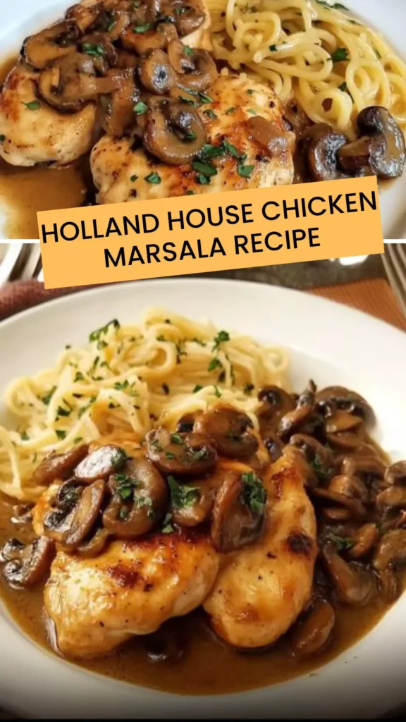 Best Holland House Chicken Marsala Recipe
