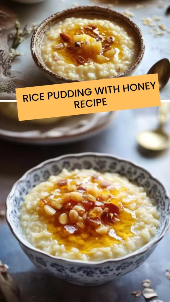 Best Rice pudding with honey recipe
