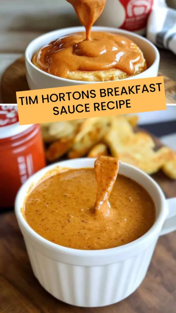 Best Tim Hortons Breakfast Sauce Recipe
