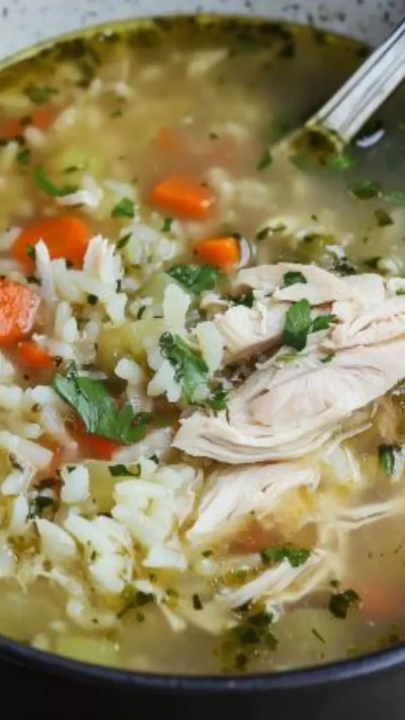 Chicken Soup With Rotisserie Chicken And Rice
