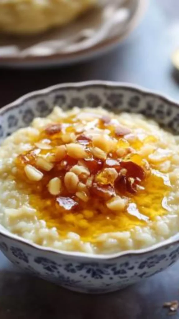 Easy Rice pudding with honey recipe
