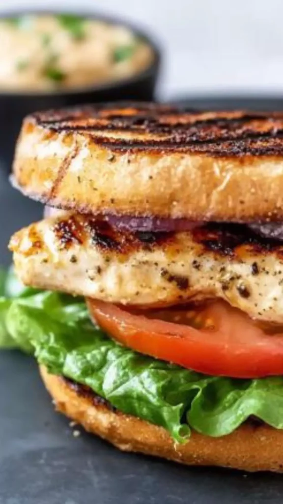 Healthy grilled chicken sandwich recipe
