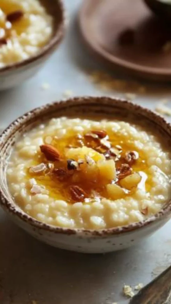 Rice pudding with honey recipe
