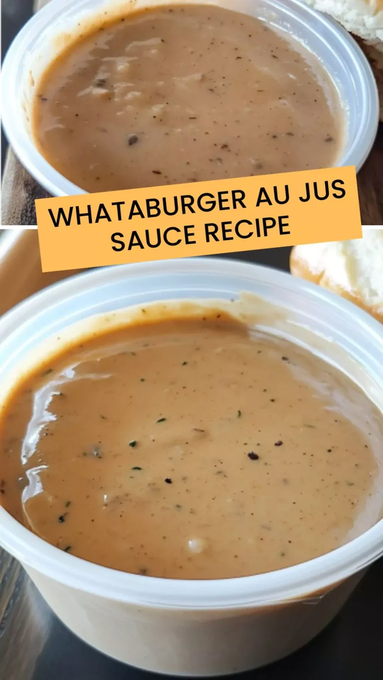 Best Whataburger Au Jus Sauce Recipe