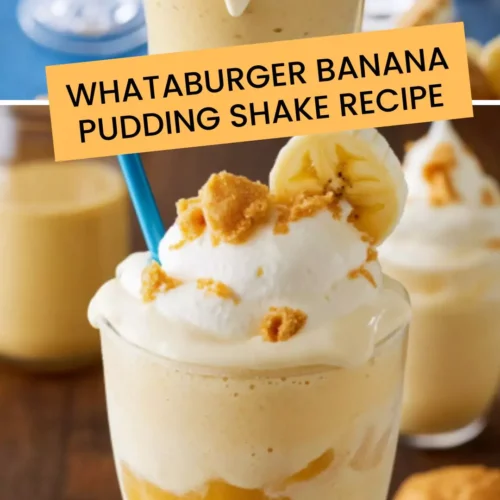 Best Whataburger Banana Pudding Shake Recipe