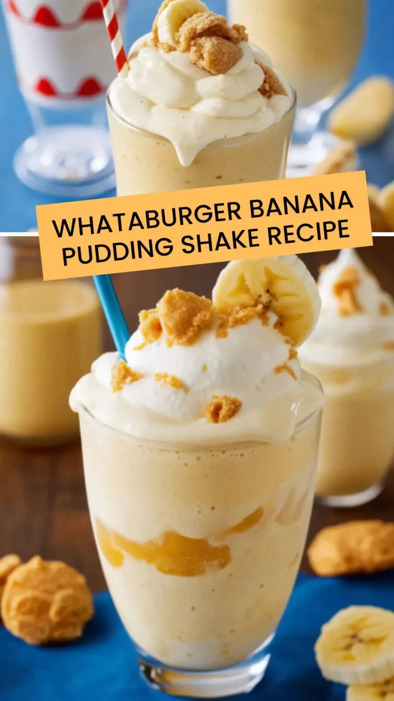 Best Whataburger Banana Pudding Shake Recipe