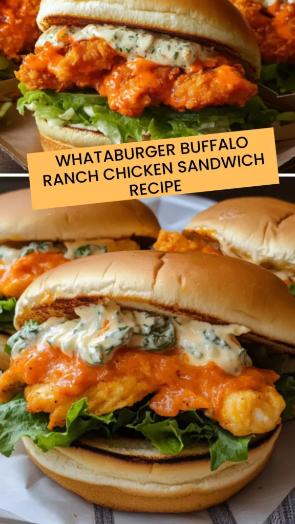 Best Whataburger Buffalo Ranch Chicken Sandwich Recipe
