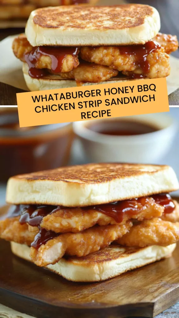 Best Whataburger Honey Bbq Chicken Strip Sandwich Recipe
