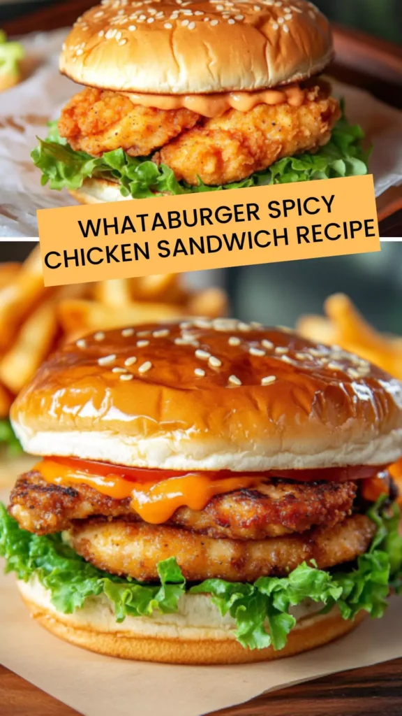 Best Whataburger Spicy Chicken Sandwich Recipe
