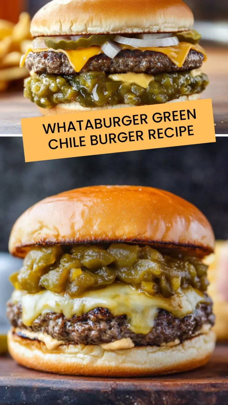 Best Whataburger Green Chile Burger Recipe